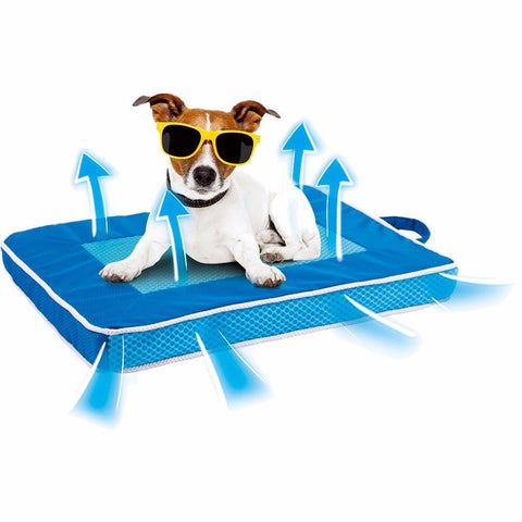 Lightweight dog cooling mat for summer use