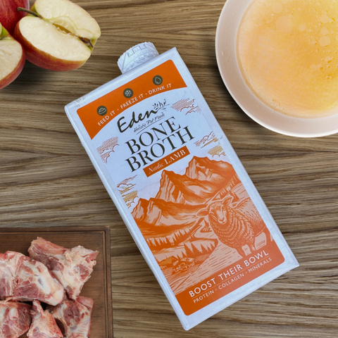 Front image of EDEN Nordic Lamb Bone Broth 500ml - Pets Villa.