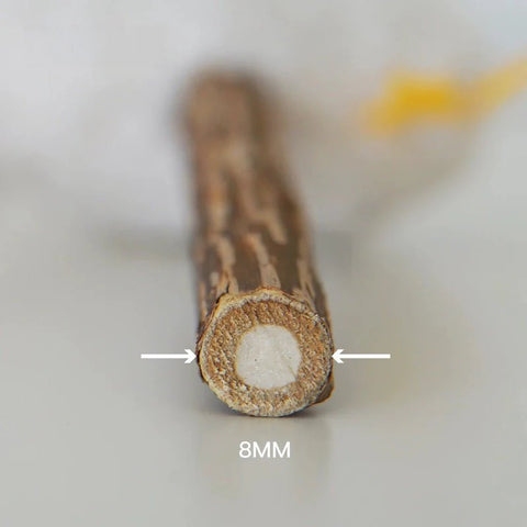 Image of the width of the matatabi stick from PURROOM Little Chick Matatabi Stick Cat Toy - Pets Villa.