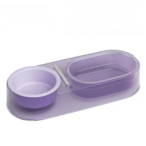Image of purple variant of SOFT ZOO Chubby Mixing Spoon and Bowl Set - Pets Villa.