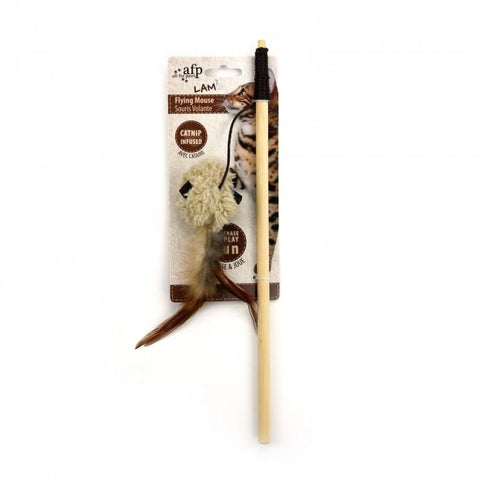 ALL FOR PAWS Flying Mouse Catnip Infused Cat Wand Assorted - Pets Villa