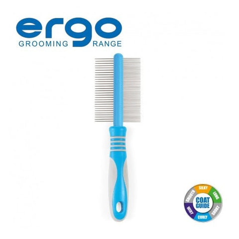 ANCOL Ergo Double - Sided Comb - Pets Villa