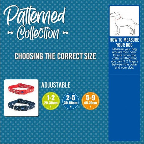 ANCOL Vintage Polka Dog Collar - Pets Villa