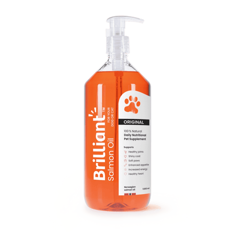 BRILLIANT Salmon Oil for Cats and Dogs - Pets Villa