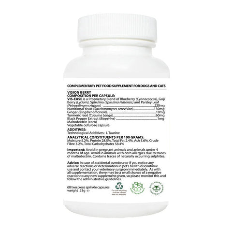 BROADREACH NATURE Vision Berry 30 Capsules - Pets Villa