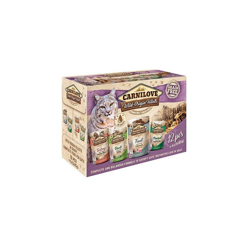 CARNILOVE Cat Pouches Multipack (12x85g) - Pets Villa