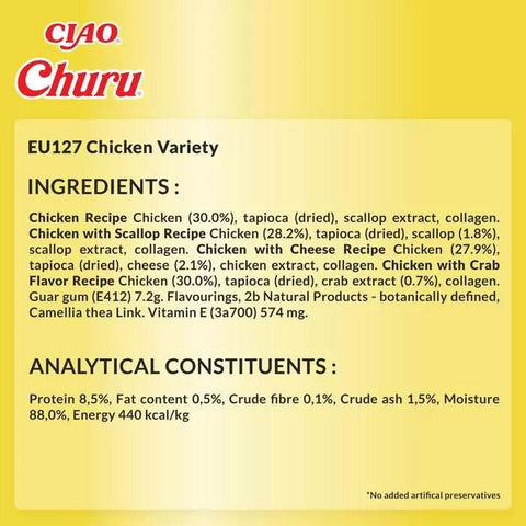CHURU Cat Treat Variety Box Chicken Flavour 20x14g - Pets Villa