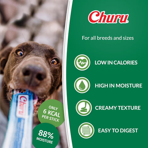 CHURU Dog Treat Chicken Recipe 4x14g - Pets Villa