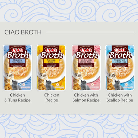 CIAO Cat Broth Chicken Recipe 40g - Pets Villa