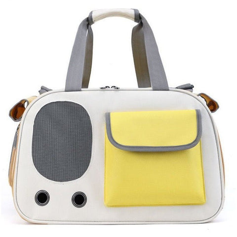Foldable Mesh Pet Travel Bag - Pets Villa