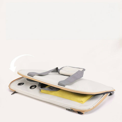 Foldable Mesh Pet Travel Bag - Pets Villa