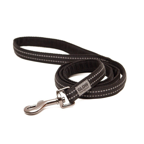 GREAT & SMALL Dog Glow Lead Black - Pets Villa