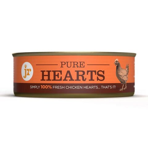 JR Pure Chicken Hearts Topper and Mixer 80g - Pets Villa