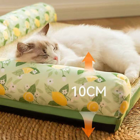 Lemon Breeze Ventilated Pet Bed - Pets Villa