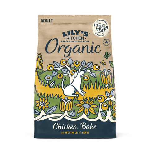 LILY'S KITCHEN Dog Organic Chicken & Vegetable Bake Dog Food - Pets Villa