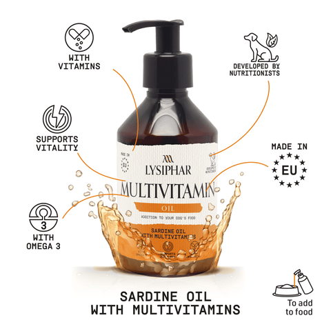 LYSIPHAR Multivitamin Oil for Dogs 250ml - Pets Villa
