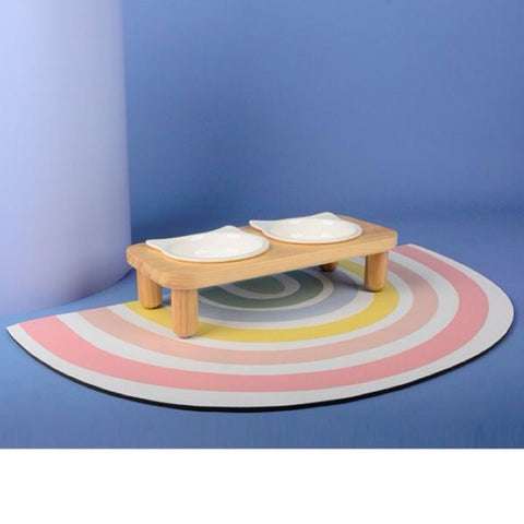 MIAOHO Rainbow Pet Feeding Mat - Pets Villa