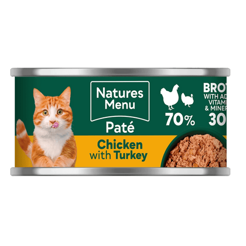 NATURES MENU Cat Chicken with Turkey Pate 85g - Pets Villa