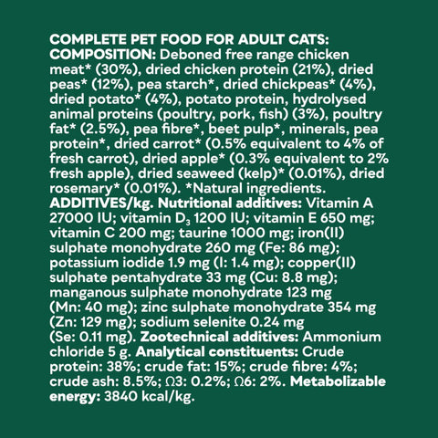 NATURES MENU Cat Dry High in Meat with Deboned Free Range Chicken Dry Food - Pets Villa