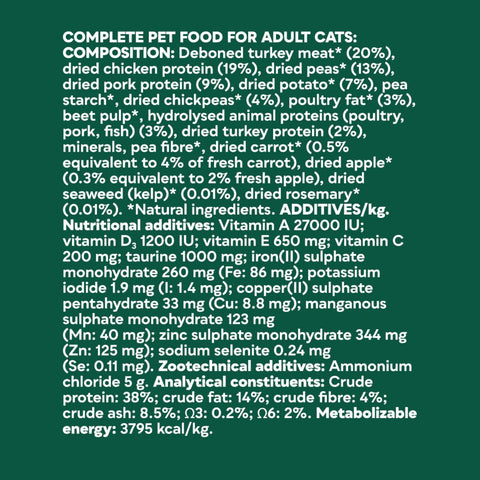 NATURES MENU Cat Dry High in Meat with Deboned Turkey Dry Food - Pets Villa