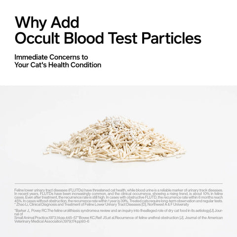 PIDAN FOBT Tofu Cat Litter - Blood Detect - Why Add Occult Blood Test Particles