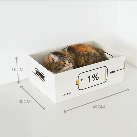 PURROOM Battery Recharge Cardboard Cat Scratcher XL - Pets Villa