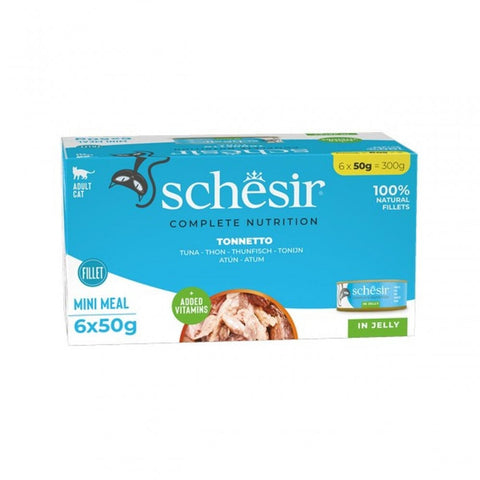 SCHESIR Complete Nutrition Tuna Fillet in Jelly Mini Meal 6x50g - Pets Villa
