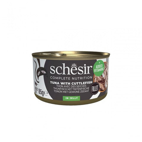 SCHESIR Complete Nutrition Tuna with Cuttlefish in Jelly Cat Can - Pets Villa