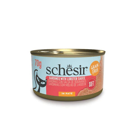 SCHESIR Sardines with Lobster Sauce in Pate 70g - Pets Villa