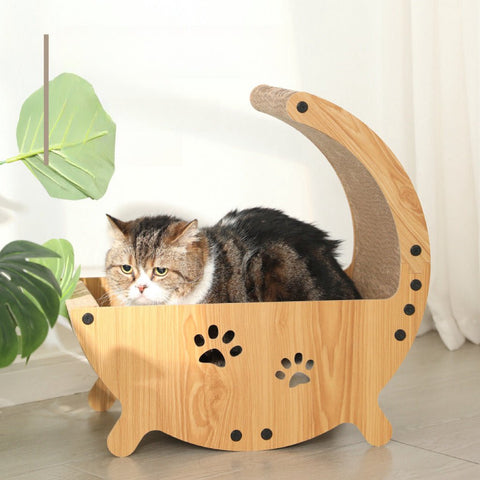 TINYPET G - Shape Cat Scratching Board - Pets Villa