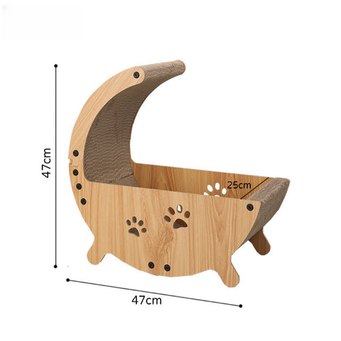 TINYPET G - Shape Cat Scratching Board - Pets Villa