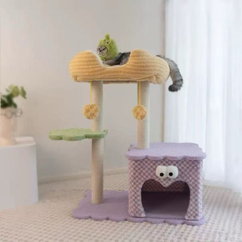 TOLEA Cosy Cloud Cat Tower - Pets Villa