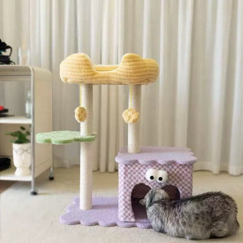 TOLEA Cosy Cloud Cat Tower - Pets Villa