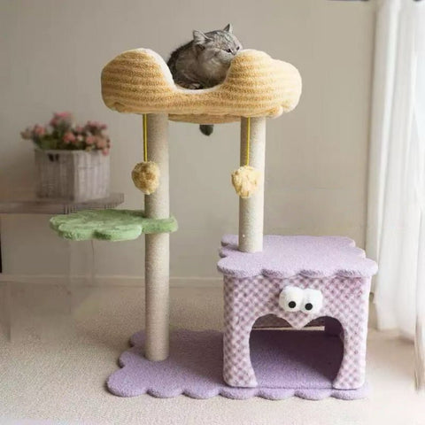 TOLEA Cosy Cloud Cat Tower - Pets Villa