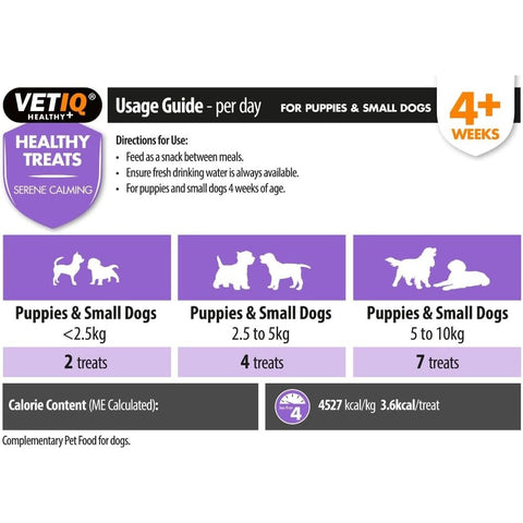 VETIQ Healthy Treats Calming for Dogs & Puppies 50g - Pets Villa
