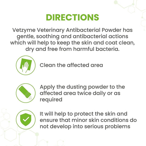 VETZYME Antibacterial Powder - Pets Villa