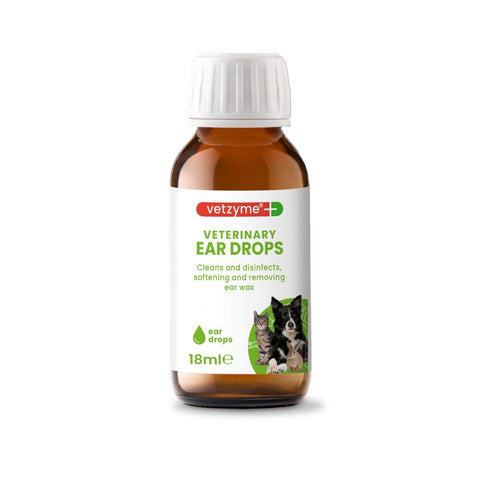 VETZYME Veterinary Ear Drops 18ml - Pets Villa