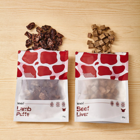 WAITA Freeze - Dried Beef Liver Cubes 60g - Pets Villa