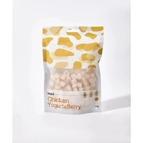 WAITA Freeze - Dried Chicken, Yogurt and Berry Cubes 40g - Pets Villa