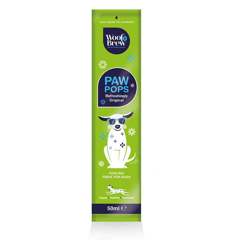 WOOF & BREW 10 Paw Pops Freezable Ice Pops for Dogs (10x50ml) - Pets Villa