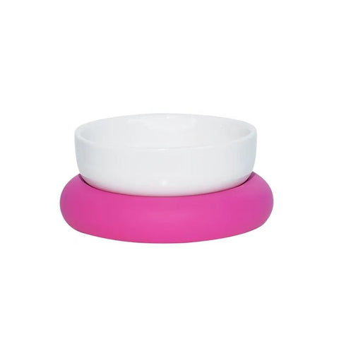 ZEZE Ceramic Bowls with Base - Pets Villa
