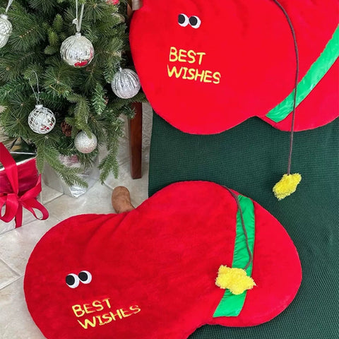 ZEZE Christmas Apple Pet Mat - Pets Villa