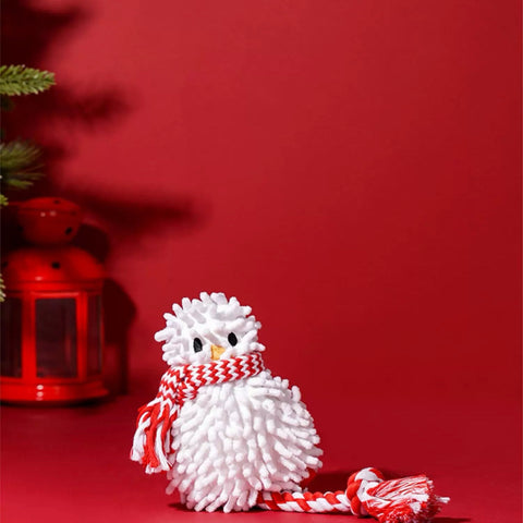 ZEZE Christmas Snowman Dog Rope - Pets Villa