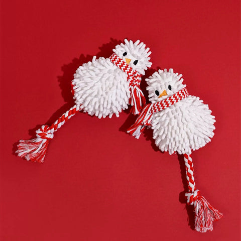 ZEZE Christmas Snowman Dog Rope - Pets Villa
