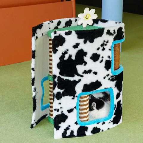 ZEZE Farm Cat Condo - Pets Villa