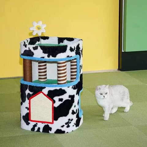 ZEZE Farm Cat Condo - Pets Villa