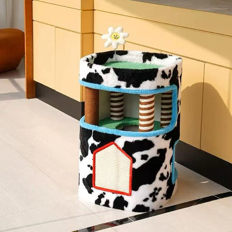 ZEZE Farm Cat Condo - Pets Villa