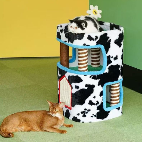 ZEZE Farm Cat Condo - Pets Villa