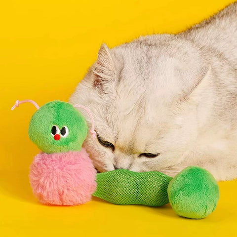 ZEZE Funny Caterpillar Cat Toy - Pets Villa