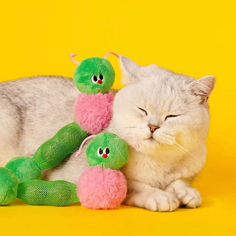 ZEZE Funny Caterpillar Cat Toy - Pets Villa